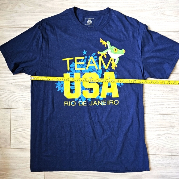 Team USA Rio De Janeiro Olympic Team Apparel T-Shirt 100% Cotton Size XL - Picture 9 of 10